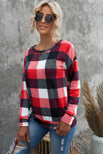 Load image into Gallery viewer, Buffalo Check Drop Shoulder Pullover