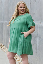 Load image into Gallery viewer, HEYSON Sweet As Can Be Full Size Textured Woven Babydoll Dress
