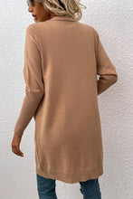 Load image into Gallery viewer, Open Front Long Sleeve Cardigan with Pockets