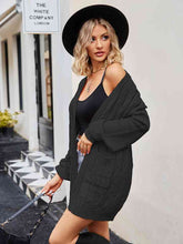 Load image into Gallery viewer, Cable-Knit Long Sleeve Cardigan