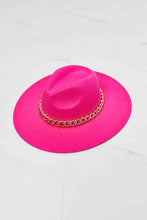 Load image into Gallery viewer, Fame Keep Your Promise Fedora Hat in Pink