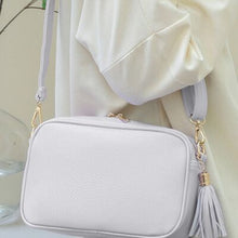 Load image into Gallery viewer, Tassel PU Leather Crossbody Bag