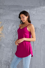 Load image into Gallery viewer, Full Size Spaghetti Strap V-Neck Flowy Tunic Cami