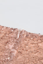 Load image into Gallery viewer, Plus Size Sequined Spliced Maxi Dress