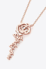 Load image into Gallery viewer, 925 Sterling Silver 18K Rose Gold-Plated Pendant Necklace