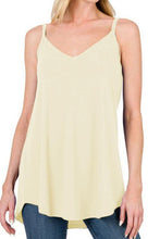 Load image into Gallery viewer, Full Size Spaghetti Strap V-Neck Flowy Tunic Cami