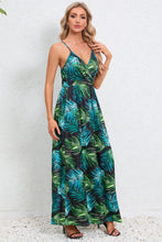 Load image into Gallery viewer, Printed Surplice Maxi Cami Dress