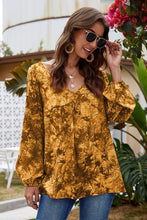 Load image into Gallery viewer, Tie-Dye Long Sleeve Blouse