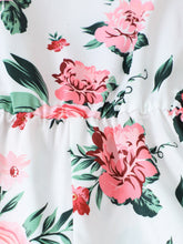 Load image into Gallery viewer, Floral Spaghetti Strap Flare Leg Jumpsuit