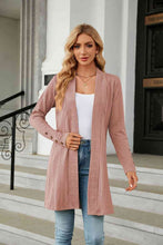 Load image into Gallery viewer, Long Sleeve Open Front Cardigan