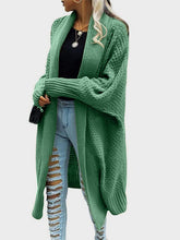 Load image into Gallery viewer, Open Front Long Sleeve Cardigan