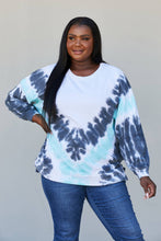Load image into Gallery viewer, Sew In Love Full Size Tie-Dye Side Slit Sweatshirt