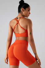 Load image into Gallery viewer, Crisscross Spaghetti Strap Active Cami