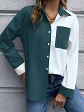 Load image into Gallery viewer, Color Block Button Down Shirt