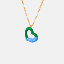 Load image into Gallery viewer, Heart Pendant Titanium Steel Necklace