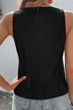 Load image into Gallery viewer, Textured Scoop Neck Tank
