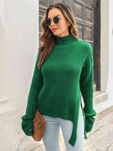 Load image into Gallery viewer, Decorative Button Slit Sweater