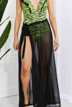 Load image into Gallery viewer, Marina West Swim Beach Is My Runway Mesh Wrap Maxi Cover-Up Skirt