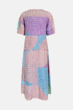 Load image into Gallery viewer, Color Block Pleated Top and Midi Skirt Set