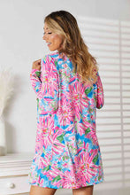 Load image into Gallery viewer, Double Take Floral Open Front Long Sleeve Cardigan