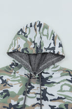 Load image into Gallery viewer, Camouflage Sequin Drawstring Hoodie