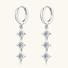 Load image into Gallery viewer, Moissanite 925 Sterling Silver Geometric Shape Earrings