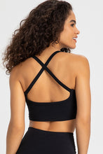 Load image into Gallery viewer, Crisscross Back V-Neck Sports Bra