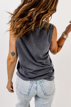 Load image into Gallery viewer, Distressed Round Neck Tank