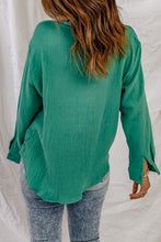Load image into Gallery viewer, Textured Button Down Shirt with Pocket