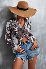 Load image into Gallery viewer, Printed Button Down Long Sleeve Shirt