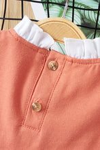 Load image into Gallery viewer, Girls Ruffle Collar Two Tone Dress