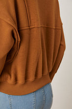 Load image into Gallery viewer, Half Zip Long Sleeve Sweatshirt with Pockets