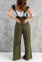 Load image into Gallery viewer, Flutter Sleeve Ribbed Jumpsuit