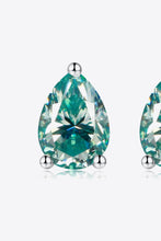 Load image into Gallery viewer, 2 Carat Moissanite Teardrop Earrings