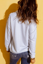 Load image into Gallery viewer, Mixed Print Color Block Half-Zip Sweatshirt