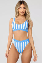 Load image into Gallery viewer, Striped Tank High Waist Bikini