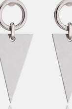 Load image into Gallery viewer, Stainless Steel Triangle Dangle Earrings