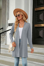 Load image into Gallery viewer, Long Sleeve Open Front Cardigan
