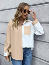 Load image into Gallery viewer, Color Block Button Down Shirt