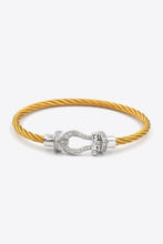 Load image into Gallery viewer, Men Rhinestone Cable Bracelet