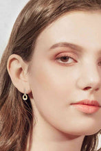 Load image into Gallery viewer, 925 Sterling Silver Moissanite Double Hoop Earrings