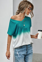 Load image into Gallery viewer, Ombre Color Block Shirt