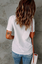 Load image into Gallery viewer, Floral Embroidery V-Neck Top