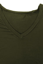 Load image into Gallery viewer, Plus Size V-Neck Slit Top and Pants Set