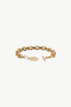 Load image into Gallery viewer, Flower Toggle Clasp Chain Bracelet