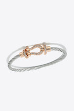 Load image into Gallery viewer, Men Rhinestone Cable Bracelet