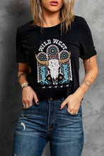 Load image into Gallery viewer, WILD WEST Graphic Short Sleeve Tee Shirt
