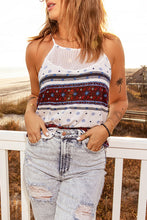 Load image into Gallery viewer, Printed Button-Back Sleeveless Top