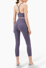 Load image into Gallery viewer, Breathable Racerback Halter Neck Sports Bra