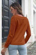 Load image into Gallery viewer, Cable-Knit Long Sleeve Sweater